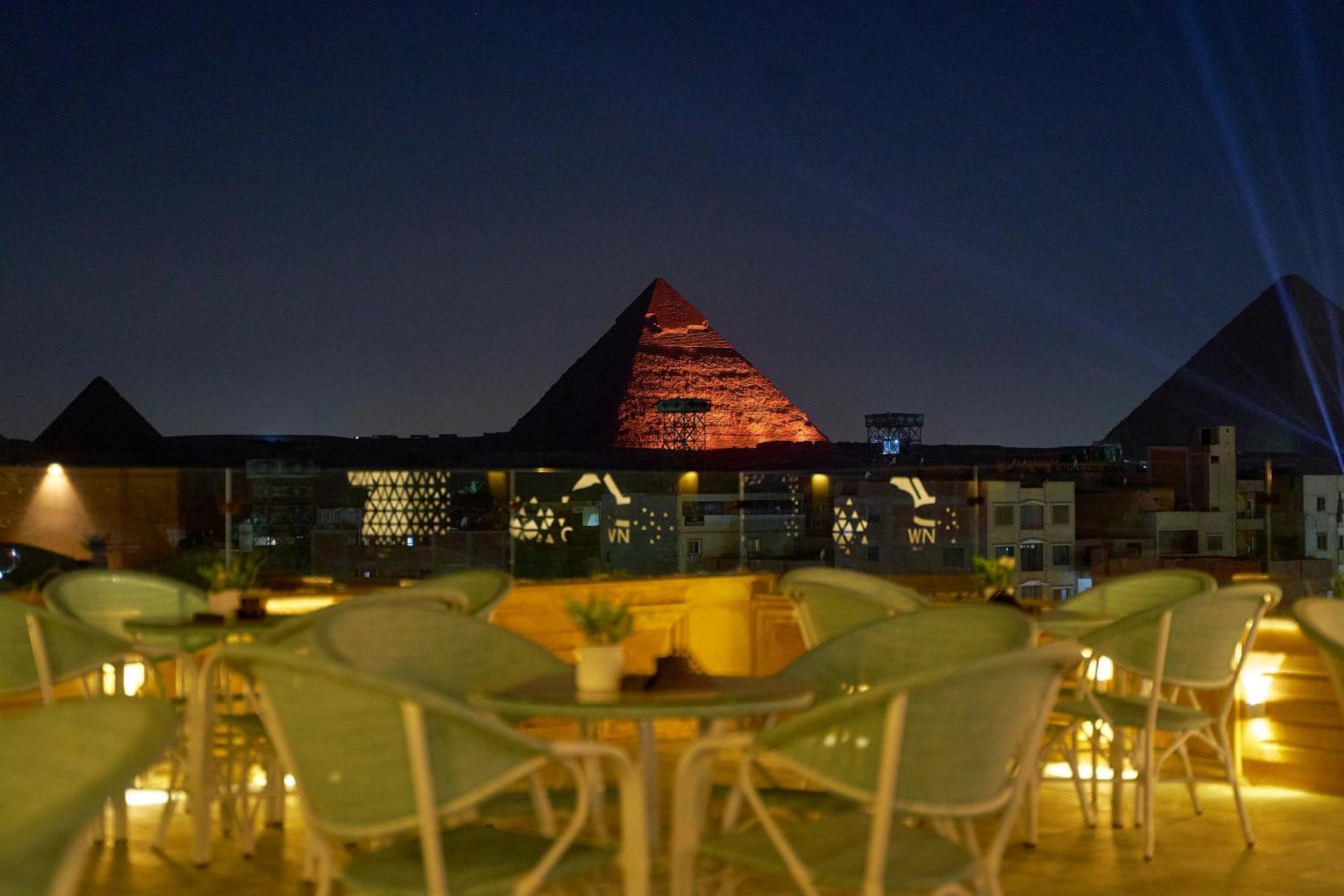 Crown Pyramids View Hotel Giza Exterior foto